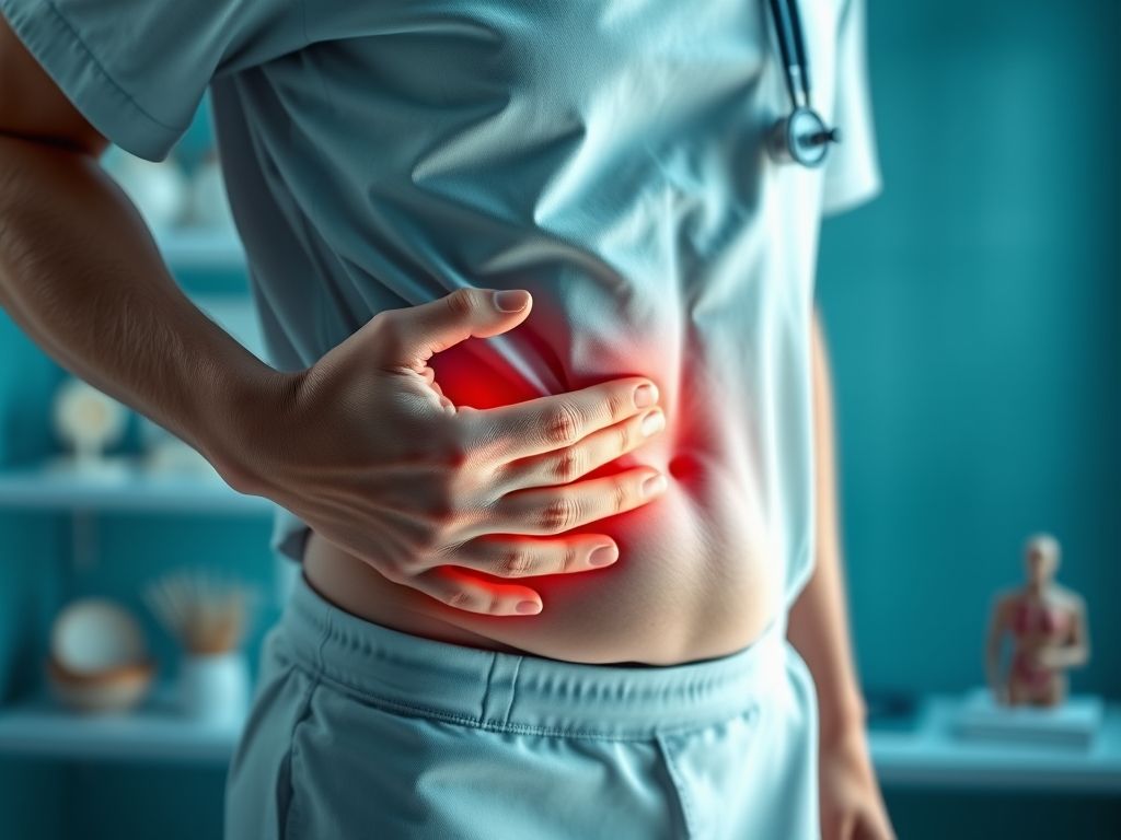 Dor De Barriga Lado Direito